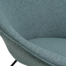 Sillón circular verde