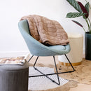 Sillón circular verde