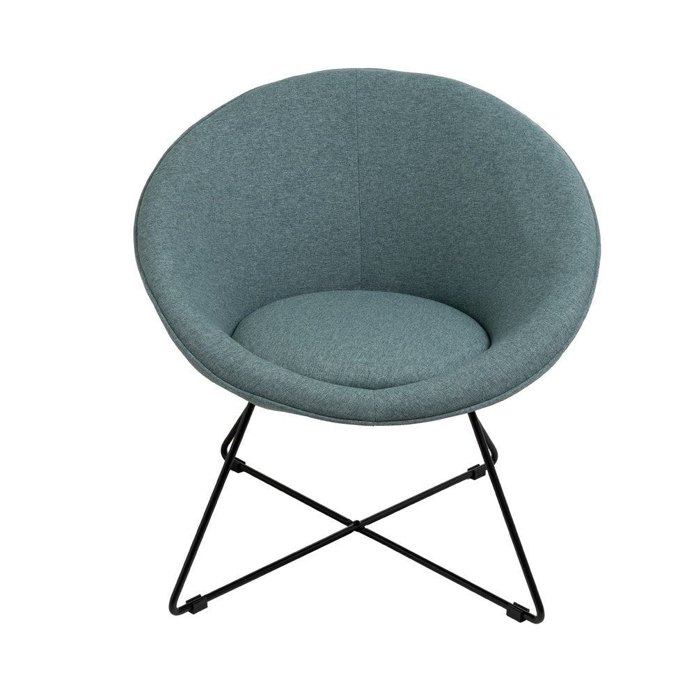 Sillón circular verde