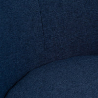 Sillón circular azul marino