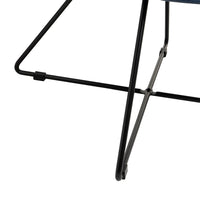 Sillón circular azul marino