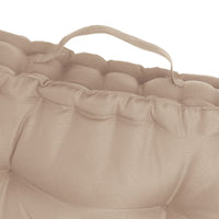 Cojín de suelo beige