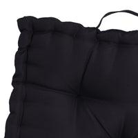 Cojín de suelo negro