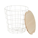 Set de 3 mesas nido blancas