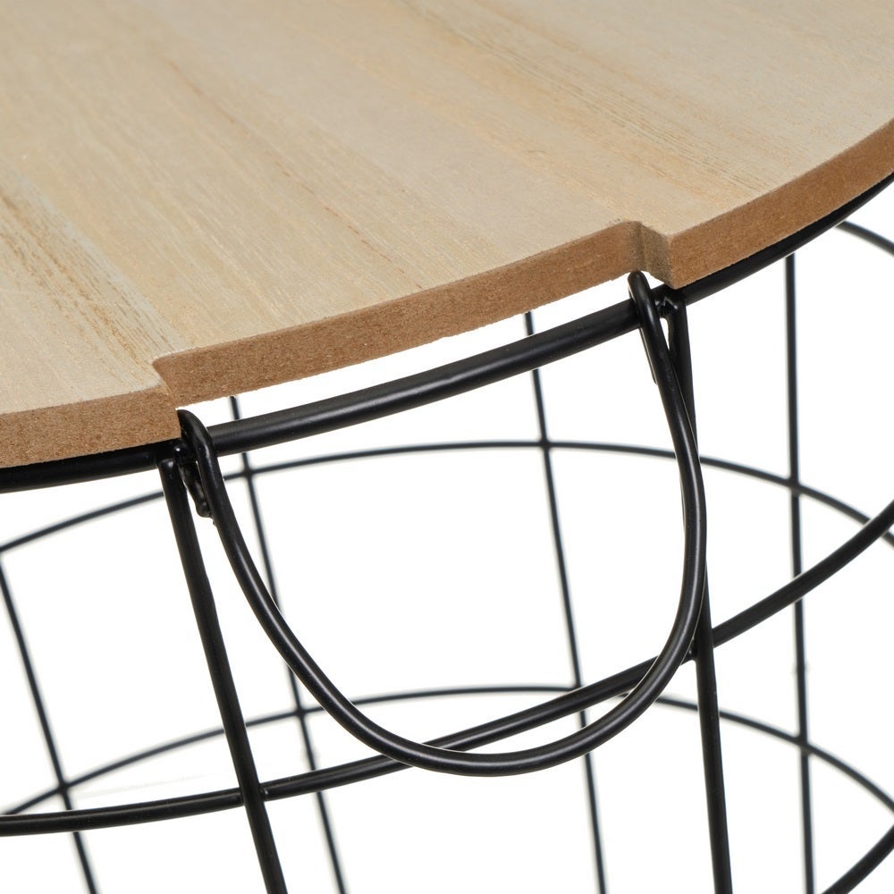 Set de 3 mesas nido negras