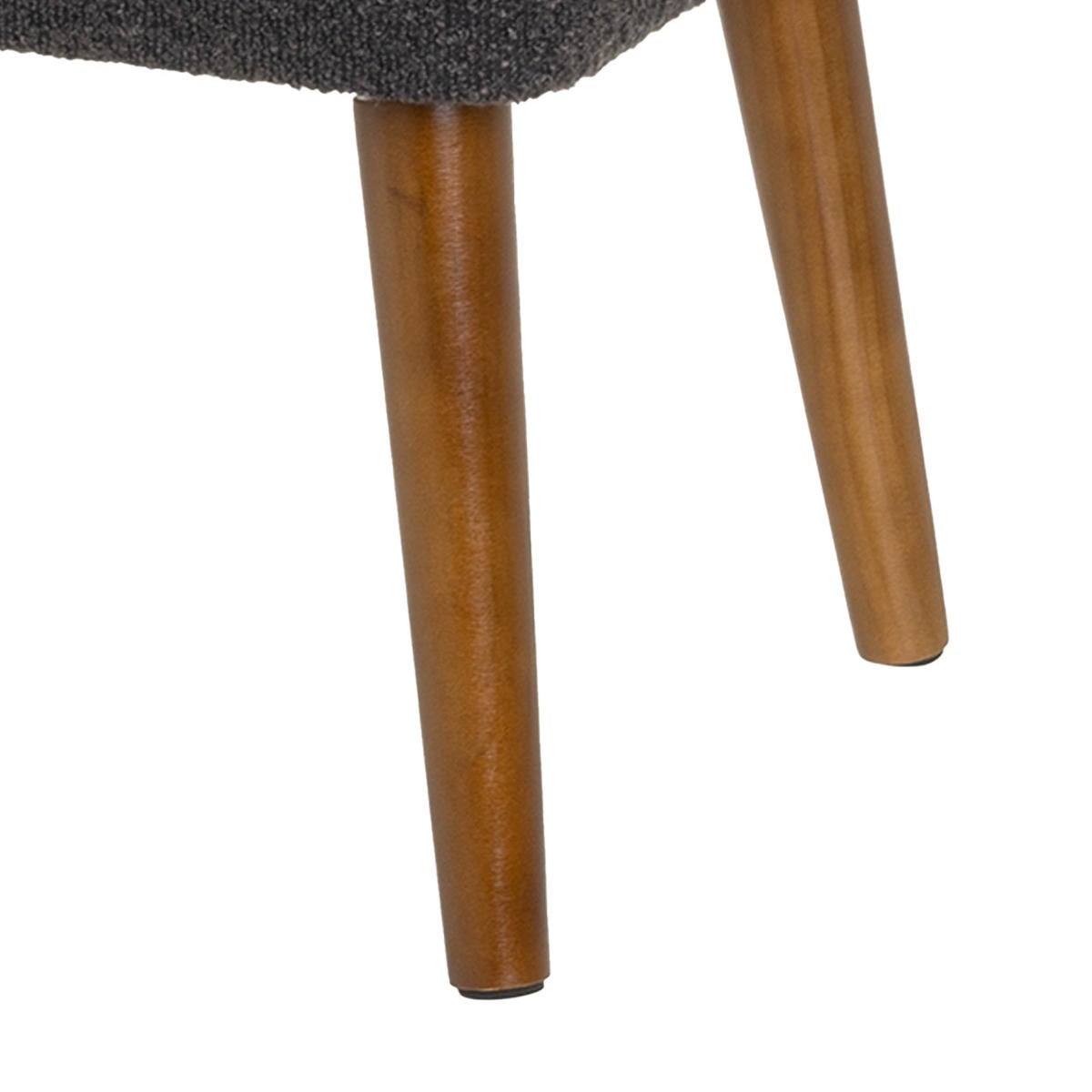 Puff arcón gris oscuro tapizado