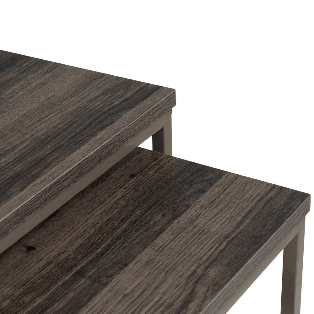 Set 2 Mesa auxiliares nido Urban Dark