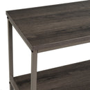 Estantería gris con 3 baldas