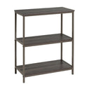 Estantería gris con 3 baldas