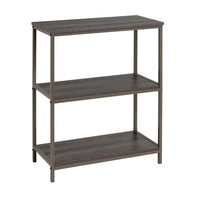 Estantería gris con 3 baldas