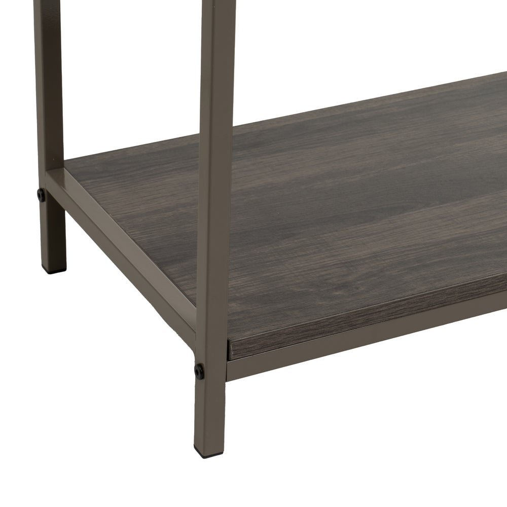 Estantería gris de 4 baldas