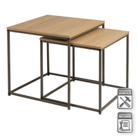 Set de 2 mesas auxiliares nido Urban