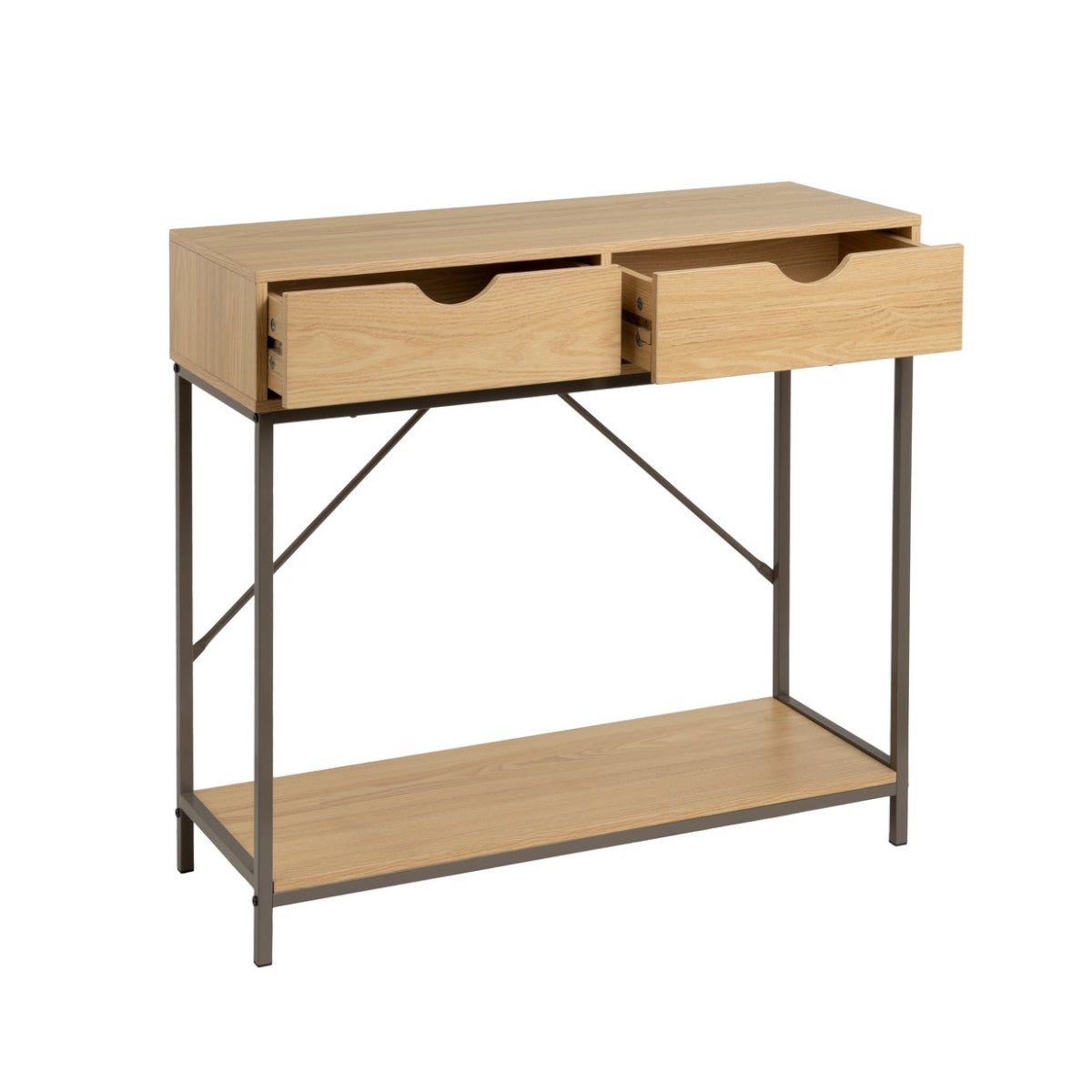 Consola Urban Moka con 2 cajones