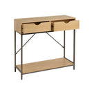 Consola Urban Moka con 2 cajones