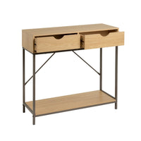 Consola Urban Moka con 2 cajones