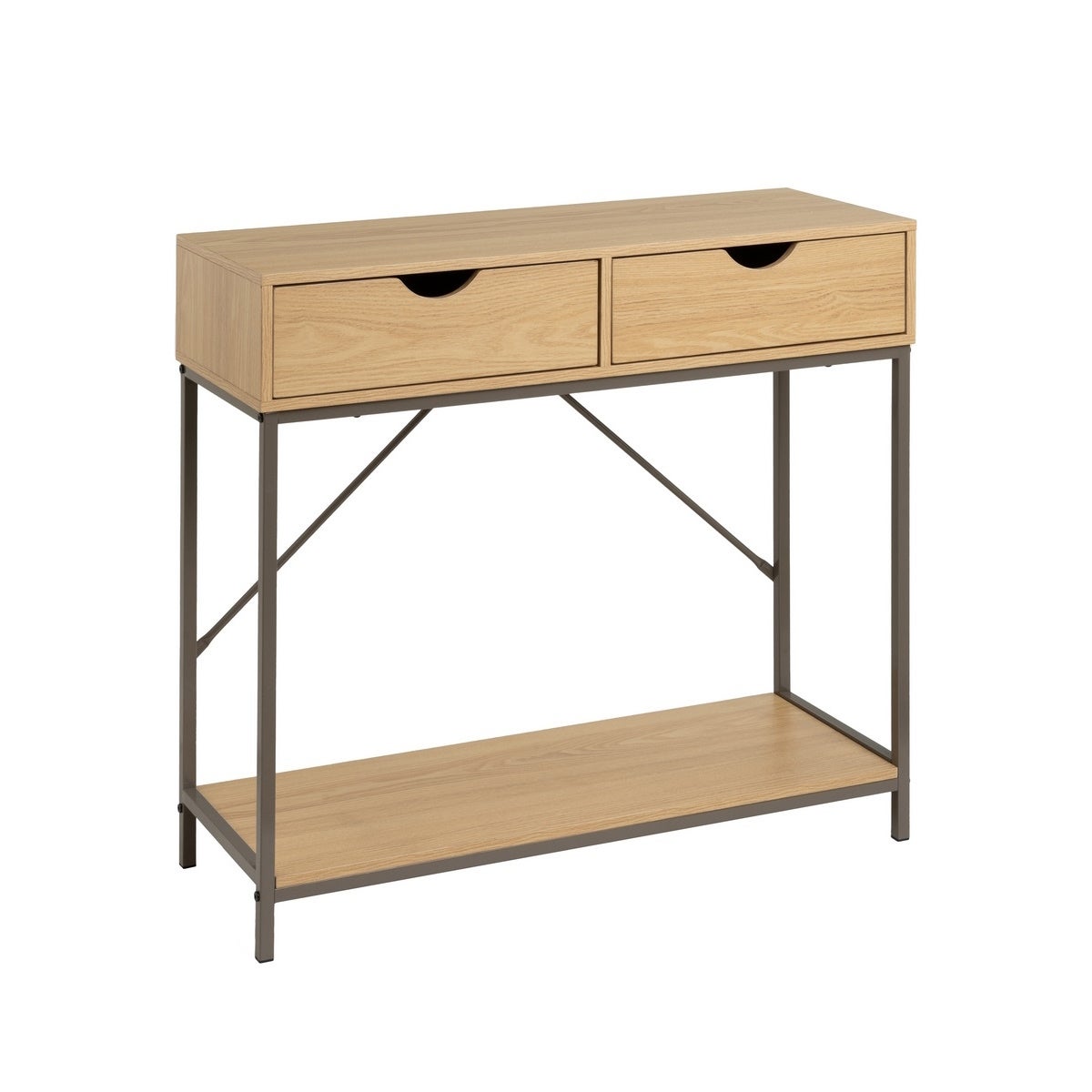 Consola Urban Moka con 2 cajones