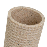 Set de baño de resina beige