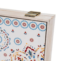 Tapa contador laminado rojo y amarillo