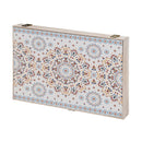 Tapa contador laminado rojo y amarillo