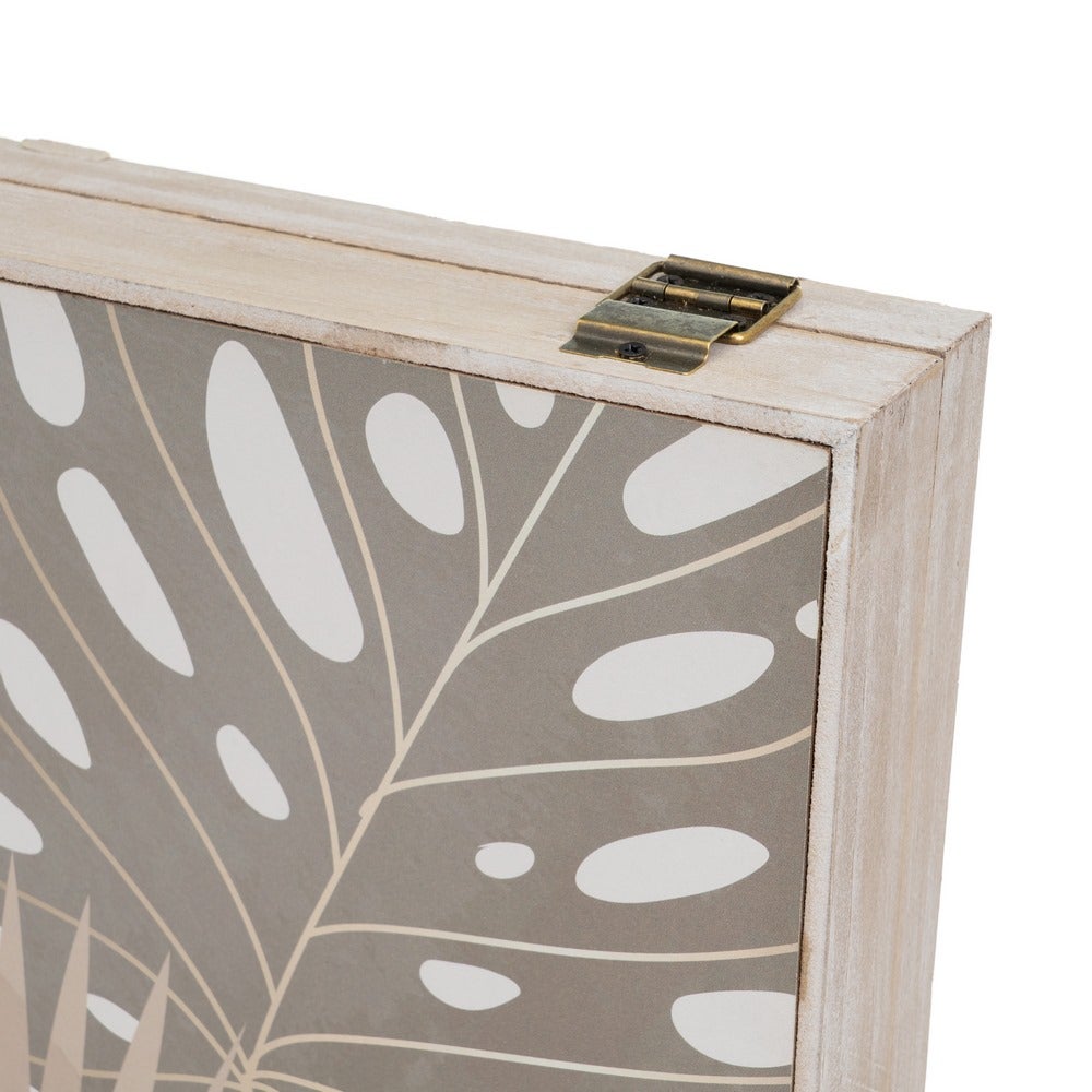 Tapa contador Hojas Tropicales de madera