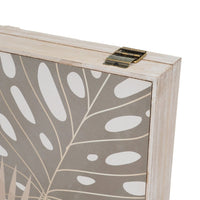 Tapa contador Hojas Tropicales de madera