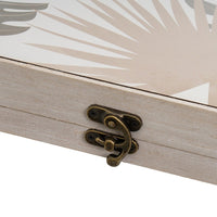 Tapa contador Hojas Tropicales de madera