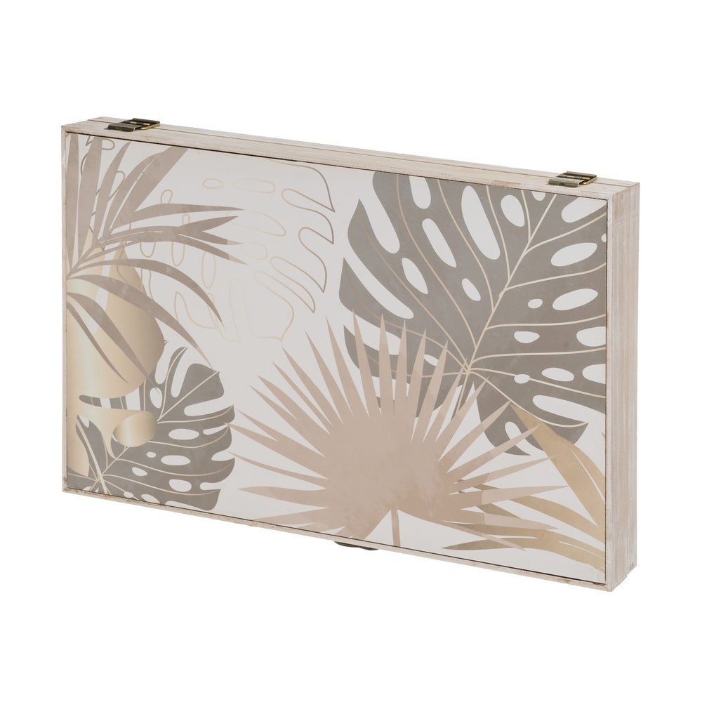 Tapa contador Hojas Tropicales de madera