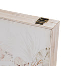 Tapa contador Hojas Beige de madera