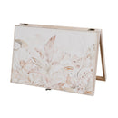 Tapa contador Hojas Beige de madera de 46x31 cm