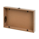 Tapa contador Hojas Beige de madera de 46x31 cm