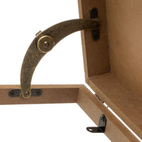 Tapa contador Hojas Beige de madera