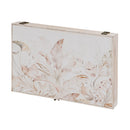 Tapa contador Hojas Beige de madera