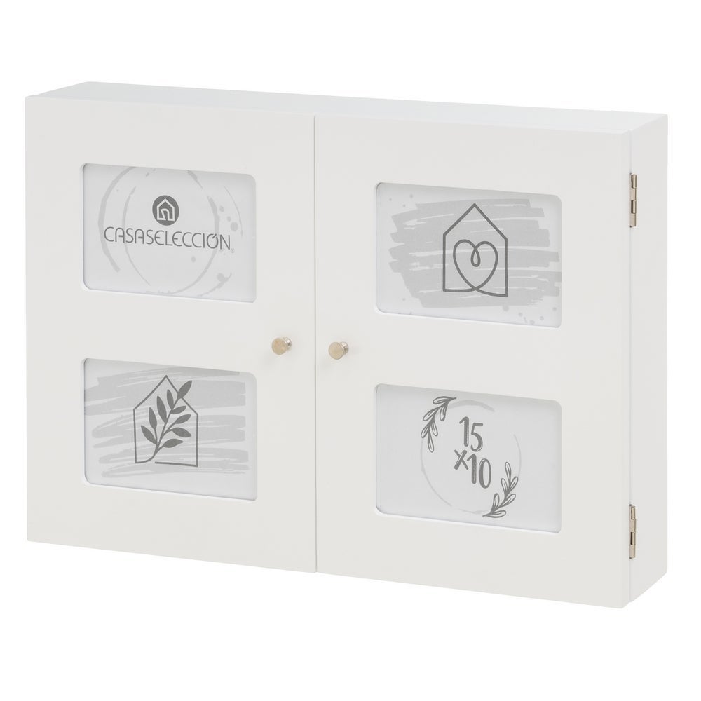 Tapa contador laminado blanco