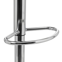 Taburete alto giratorio ajustable en altura con pie de metal