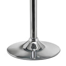 Taburete giratorio con respaldo negro de 104 cm