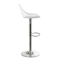 Taburete alto giratorio ajustable en altura con pie de metal