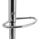 Taburete alto giratorio ajustable en altura con pie de metal