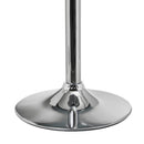Taburete alto giratorio ajustable en altura con pie de metal
