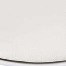 Taburete giratorio con respaldo blanco de 104 cm