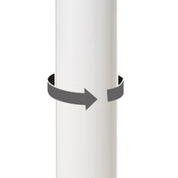 Taburete alto giratorio ajustable en altura con pie de metal