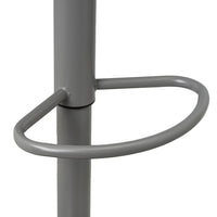 Taburete alto giratorio ajustable en altura con pie de metal