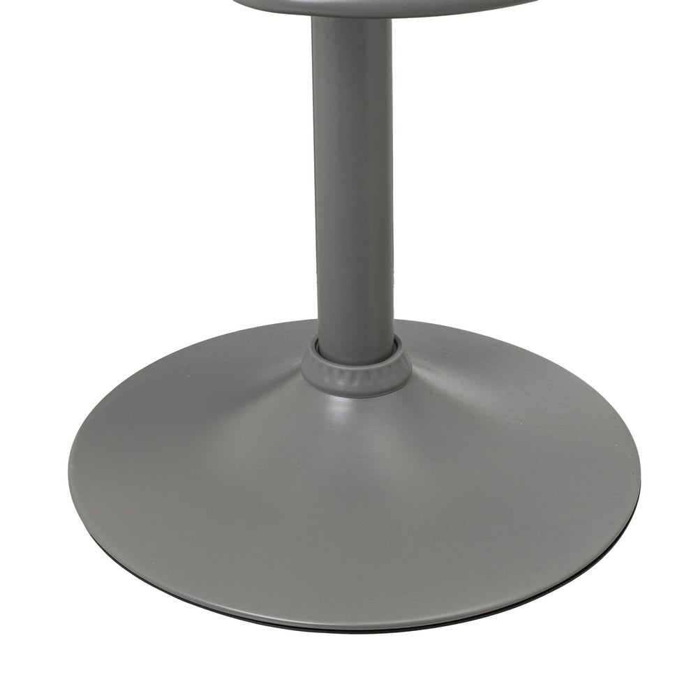 Taburete alto giratorio ajustable en altura con pie de metal