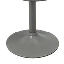 Taburete alto giratorio ajustable en altura con pie de metal
