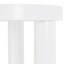 Mesa auxiliar redonda blanca