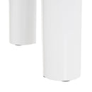 Mesa auxiliar redonda blanca