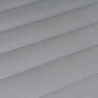 Silla de escritorio con ruedas gris de polipiel