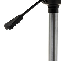 Silla de escritorio con ruedas gris de polipiel