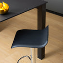 Taburete giratorio giratorio negro