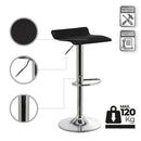 Taburete giratorio giratorio negro