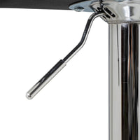 Taburete giratorio giratorio negro